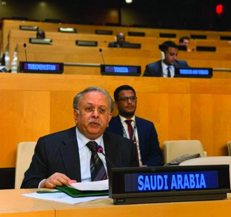 المعلمي متحدثا بالأمم المتحدة