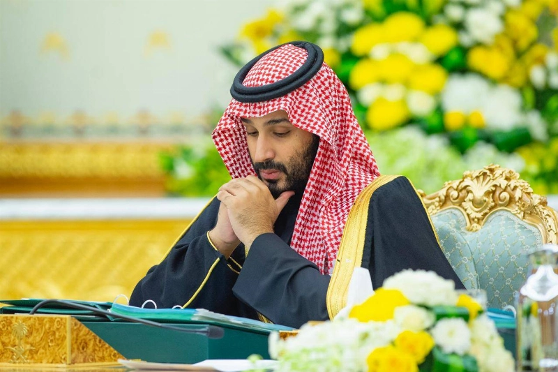 الأمير محمد بن سلمان خلال الجلسة
