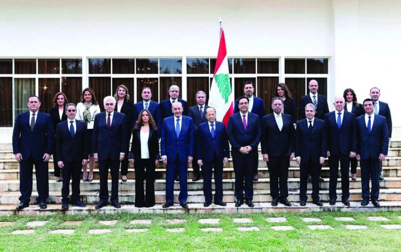 صورة تذكارية للحكومة اللبنانية الجديدة (مكة)
