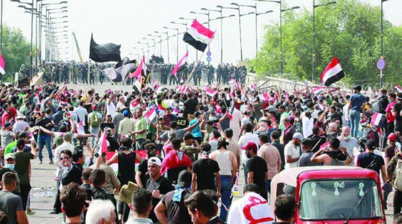 جانب من مظاهرات العراق (مكة)