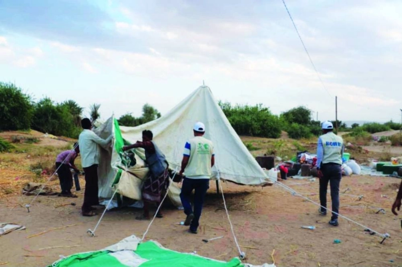 مساعدات قدمها مركز الملك سلمان في مأرب (مكة)