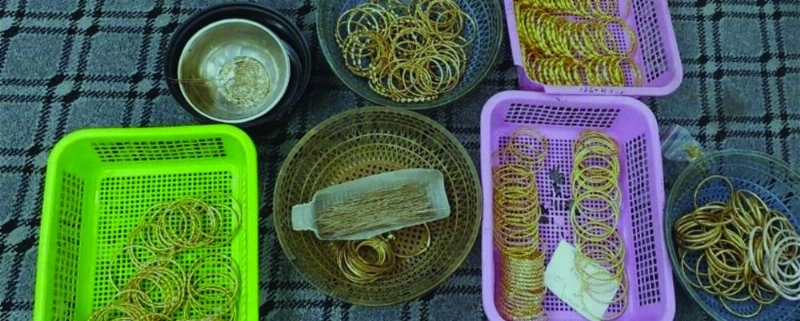 جانب من المضبوطات (وزارة التجارة)