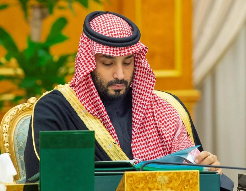 الأمير محمد بن سلمان خلال الجلسة
