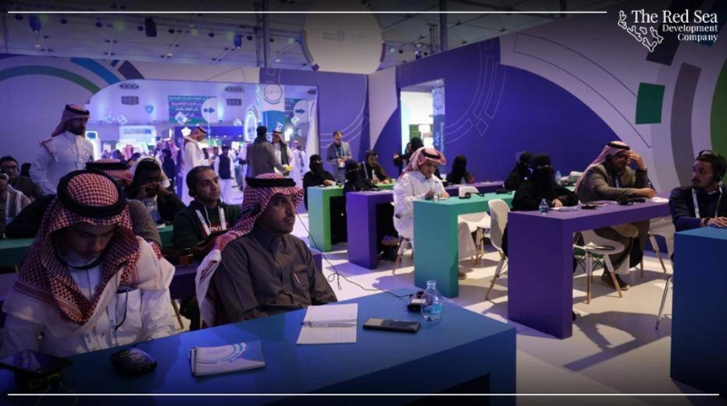 جانب من مشاركة شركة البحر الأحمر في ملتقى بيبان الرياض (مكة)