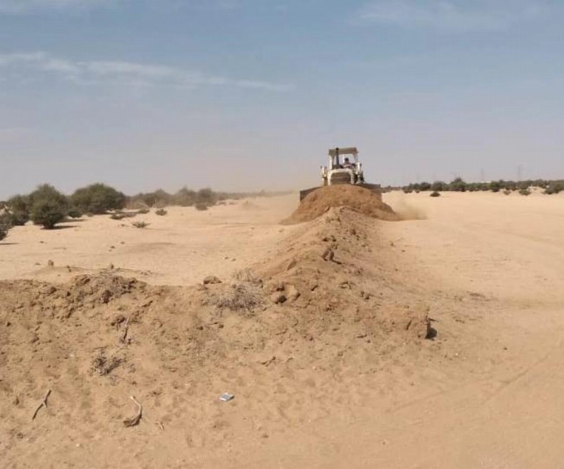 الأرض بعد طمس العقم الترابي (مكة)