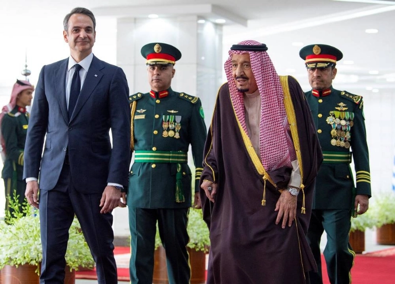 من مراسم الاستقبال وجلسة المباحثات