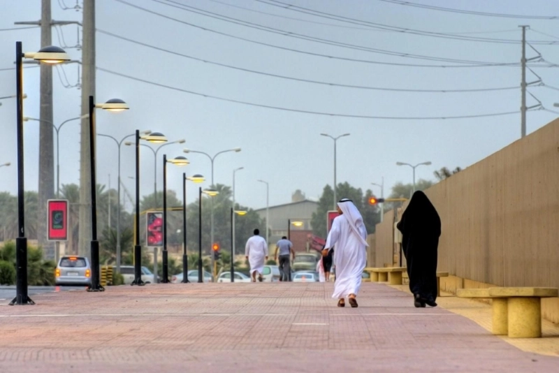 مضمار الممشى كما بدا أخيرا (مكة)