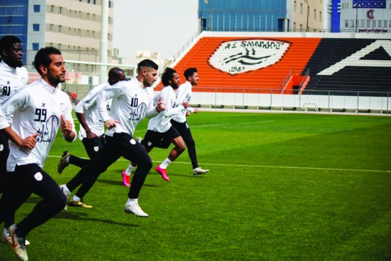 جانب من تدريبات الشباب (إعلامي الشباب)