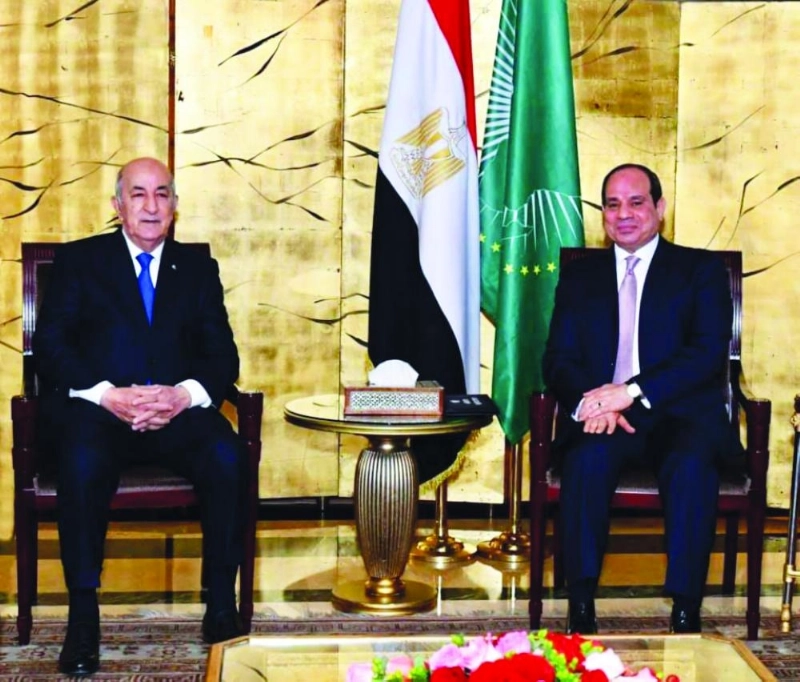 لقاء الرئيسين المصري والجزائري (مكة)