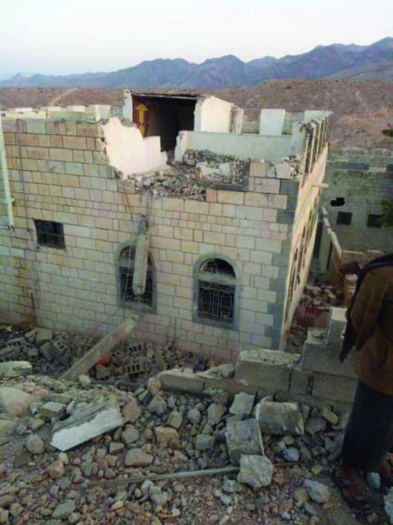 منزل قائد التدخل السريع بعد تفجيره (مكة)