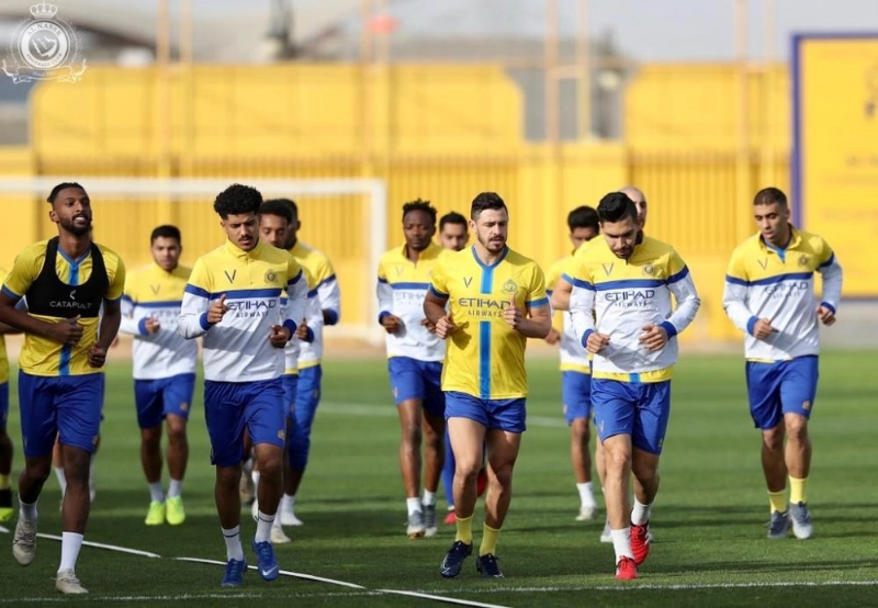 تحضيرات النصر لمواجهة العين (مكة)