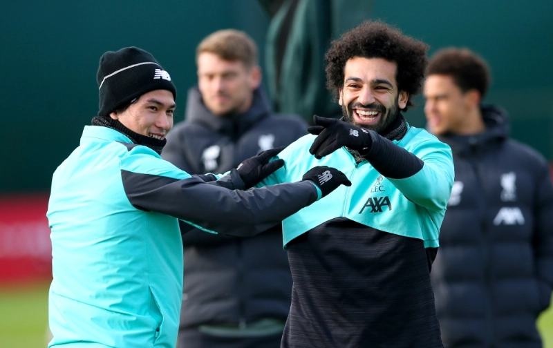 استعدادات ليفربول لمواجهة أتلتيكو مدريد (د ب أ)