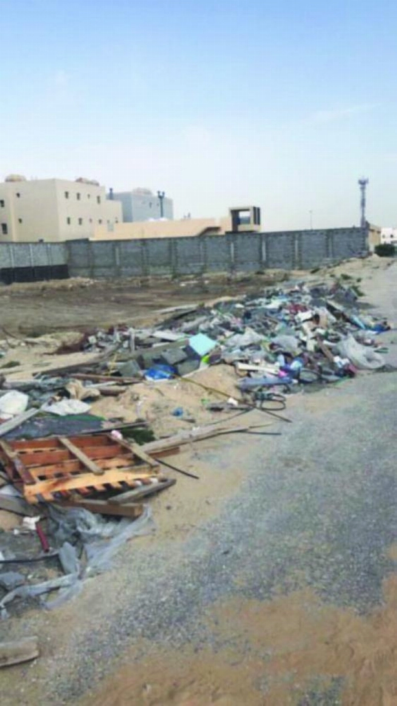 مخلفات البناء بمحافظة الخبر (مكة)