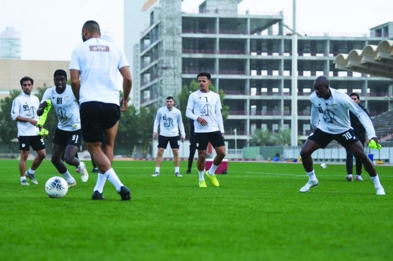 جانب من تدريبات الشباب (مكة)