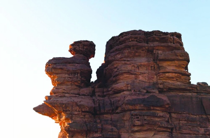جبل السفينة في تبوك (واس)