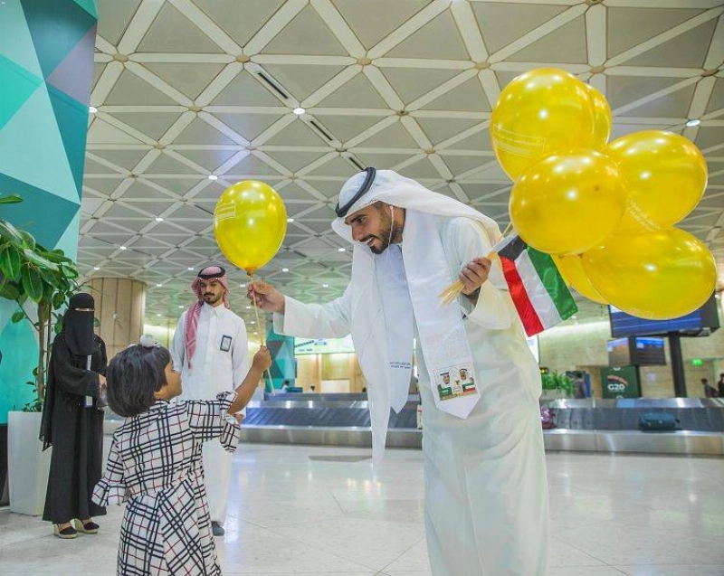 مطارات المملكة تحتفل باليوم الوطني الكويتي الـ 59 (واس)