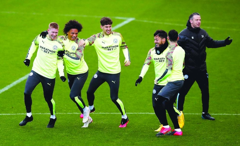تدريبات ريال مدريد تمهيدا لمواجهة مانشستر سيتي (د ب أ)