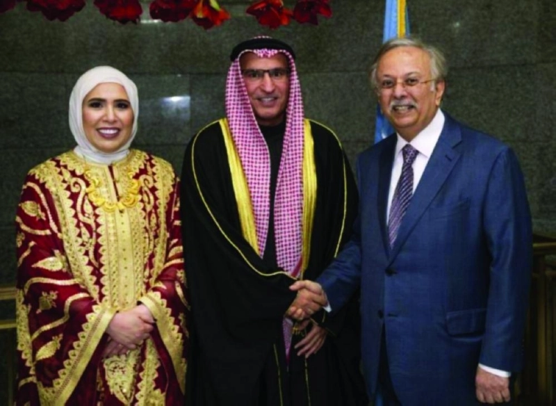 المعلمي في احتفالية الوفد الكويتي (واس)