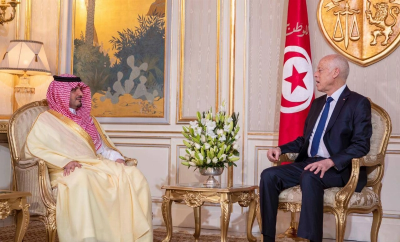 الرئيس التونسي يستقبل وزير الداخلية (واس)
