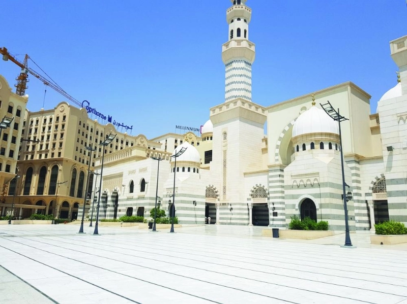 أحد المساجد في العاصمة المقدسة (مكة)