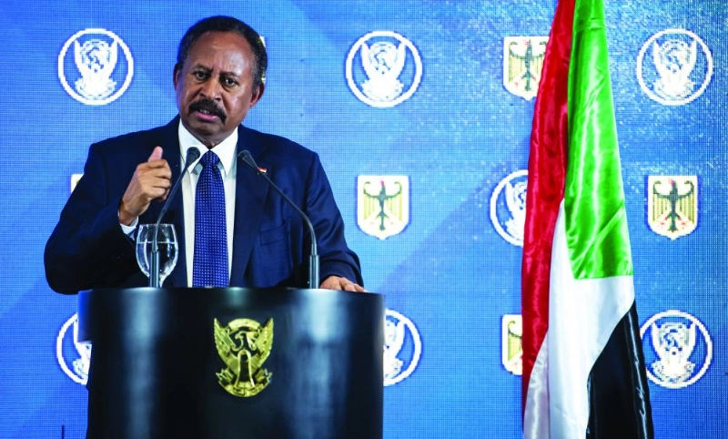 حمدوك رئيس وزراء السودان (د ب أ)