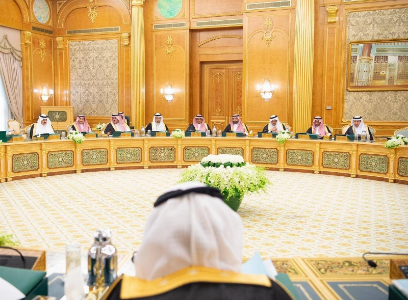 خادم الحرمين الشريفين يرأس جلسة مجلس الوزراء (واس)