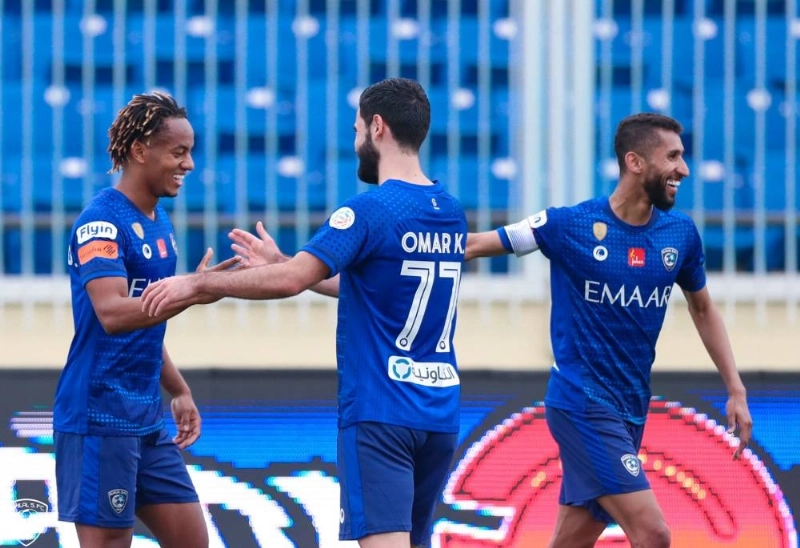 الهلال تعادل في آخر لقاء أمام ضمك (إعلامي الهلال)