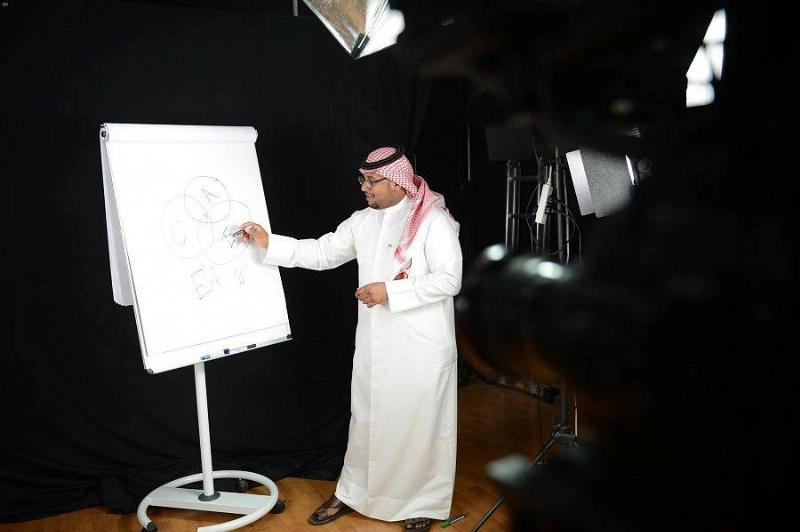 تطبيق التعليم عن بعد في إحدى الجامعات (مكة)