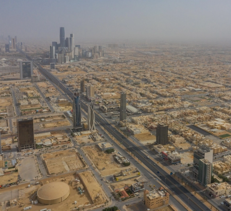 طرق الرياض كما بدت أمس (واس)