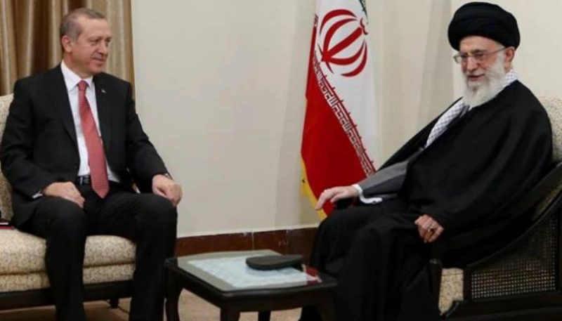 لقاء سابق بين خامنئي وإردوغان (مكة)