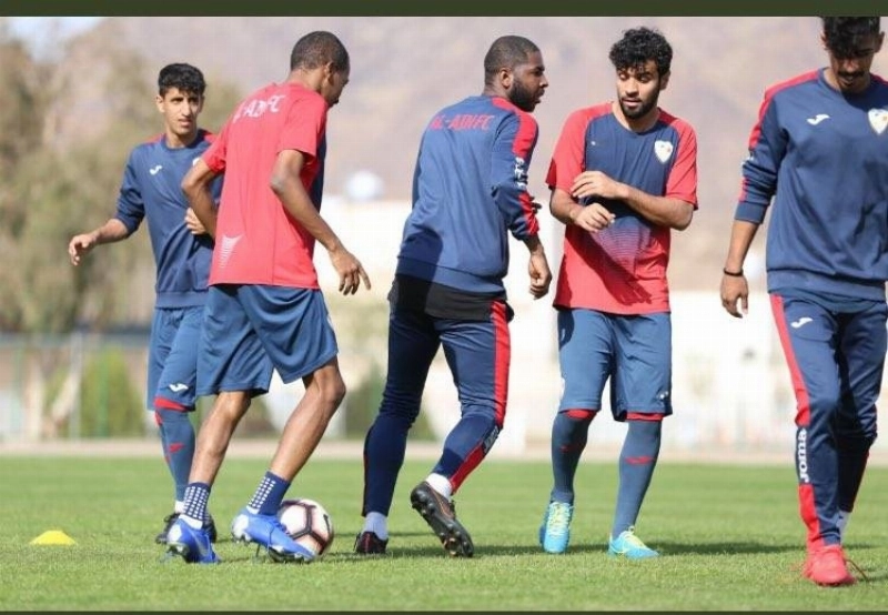 حصة تدريبية سابقة لفريق العين (موقع العين)