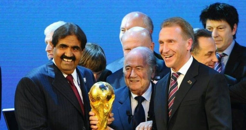 إعلان فوز روسيا وقطر بتنظيم كأس العالم 2018 و2022 (تويتر)