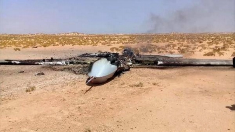 طائرة تركية أسقطت في ليبيا (مكة)