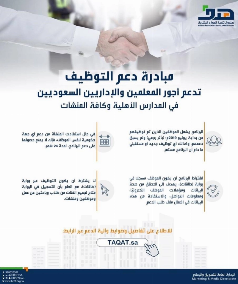 هدف دعم التوظيف