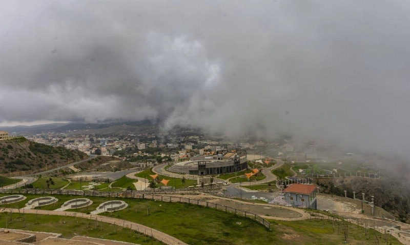 الضباب يغطي أرجاء واسعة في الباحة (مكة)