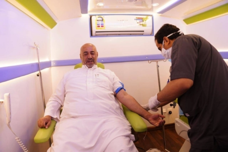 من مبادرة "تبرع بلا تجمع" في الزلفي