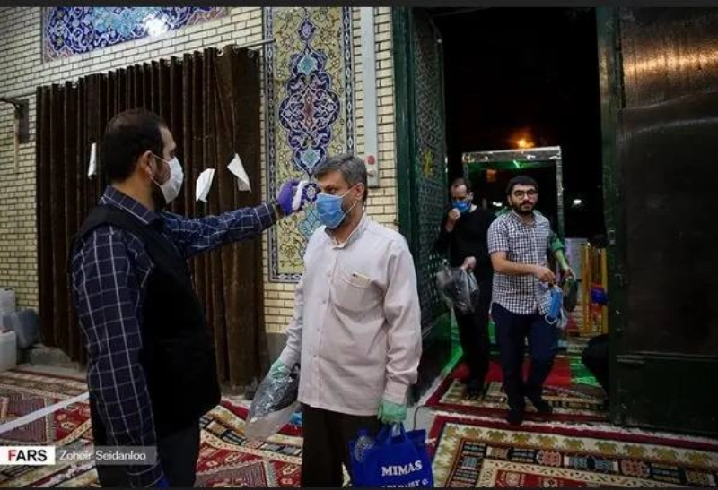 صورة نشرتها وكالة فارس الإيرانية لدخول الإيرانيين للساحات (مكة)