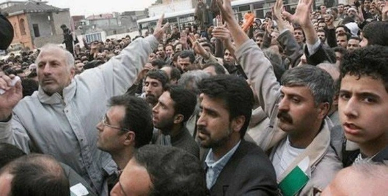 احتجاج شعبي سابق شهدته طهران (مكة)