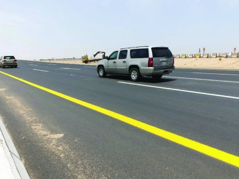 الطريق بعد فتحه أمام المركبات (مكة)