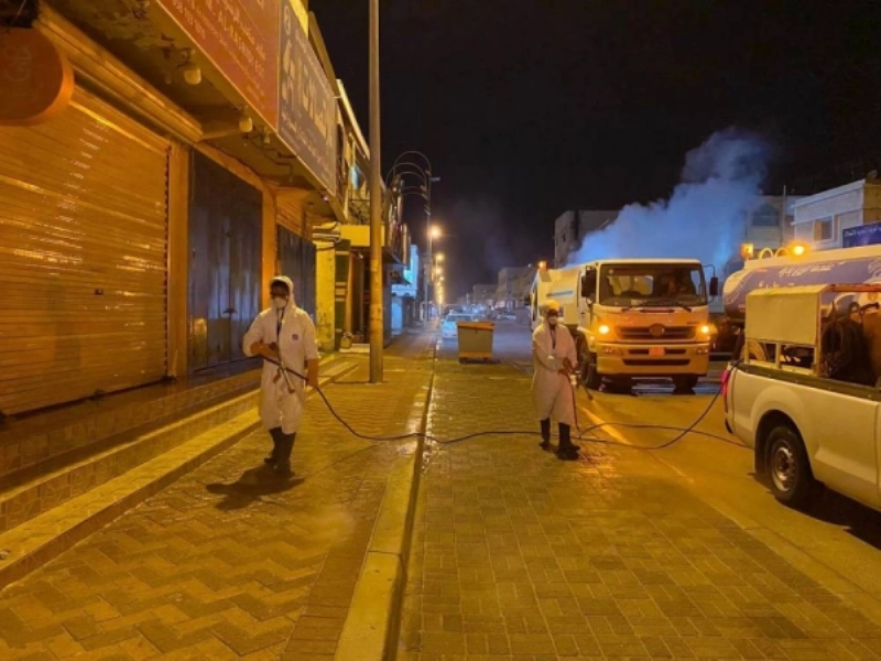 من أعمال تطهير المواقع العامة (مكة)