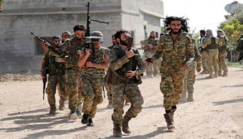 عناصر من مرتزقة إردوغان في ليبيا (مكة)