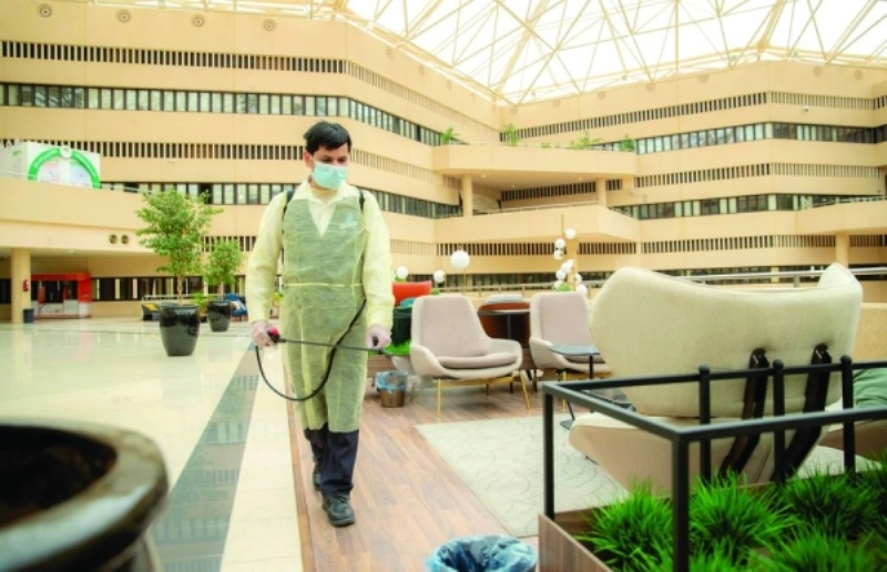 من عملية التعقيم بالجامعة (مكة)
