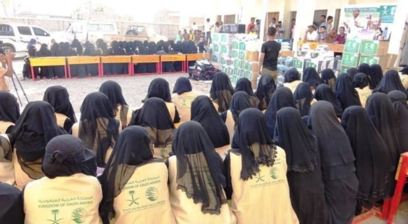 أحد المشاريع الانسانية السعودية باليمن (واس)
