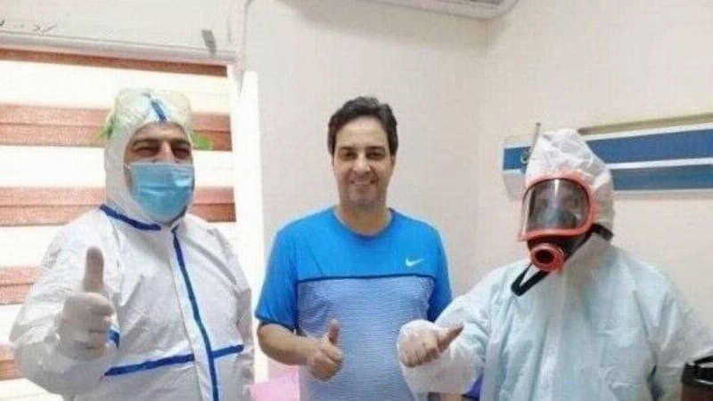أحمد راضي بعد دخوله المستشفى قبل الوفاة (مكة)