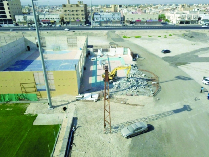 بدء العمل بتحديث ملاعب العدالة (مكة)