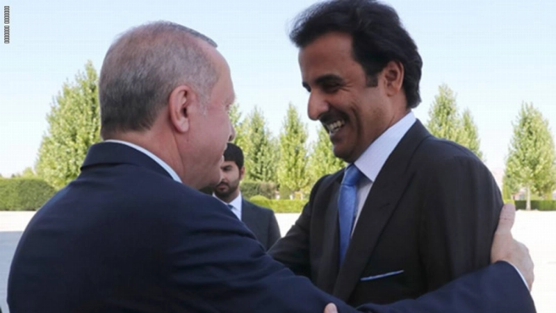 تميم وإردوغان في لقاء مشبوه (مكة)