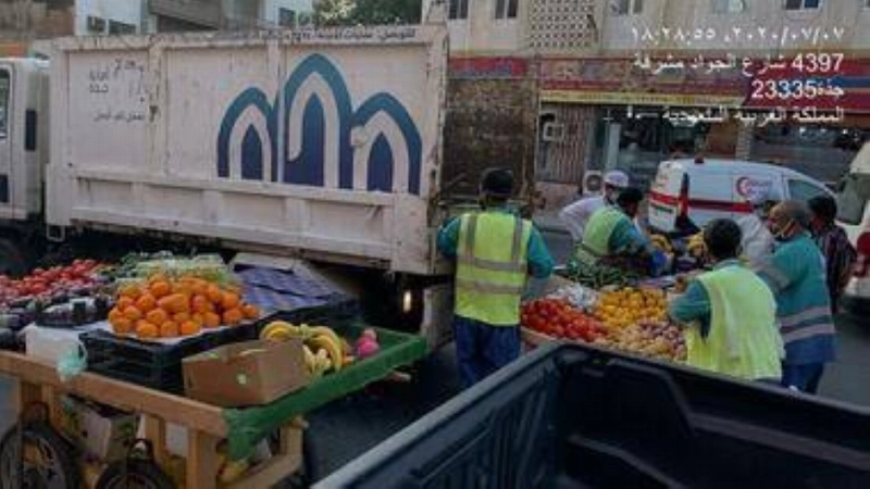 جانب من حملات أمانة جدة ( مكة )