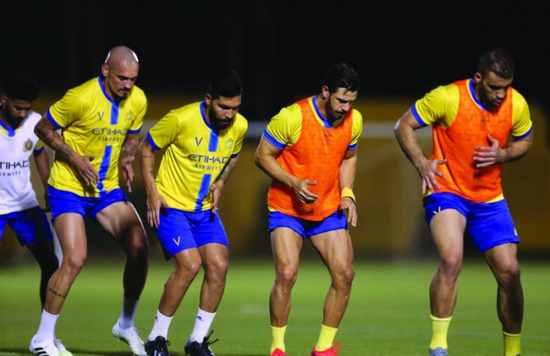 جانب من تدريبات النصر (إعلامي النصر)