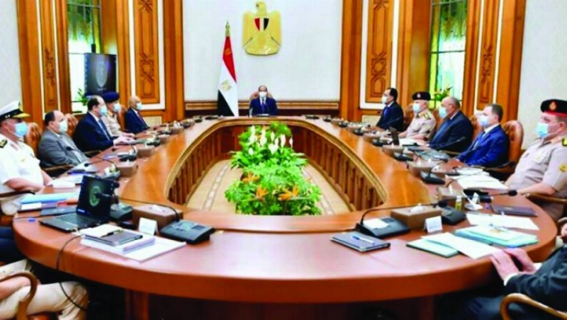 السيسي يترأس مجلس الدفاع المصري (مكة)