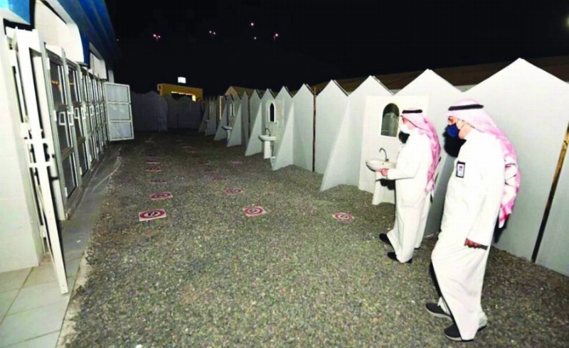 محمد القويحص خلال الجولة التفقدية (مكة)